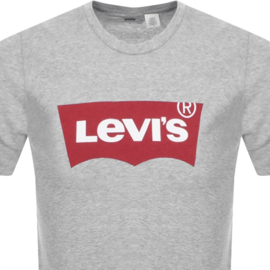 Alternative Image for ProductLevis Logo Crew Neck T Shirt Grey2